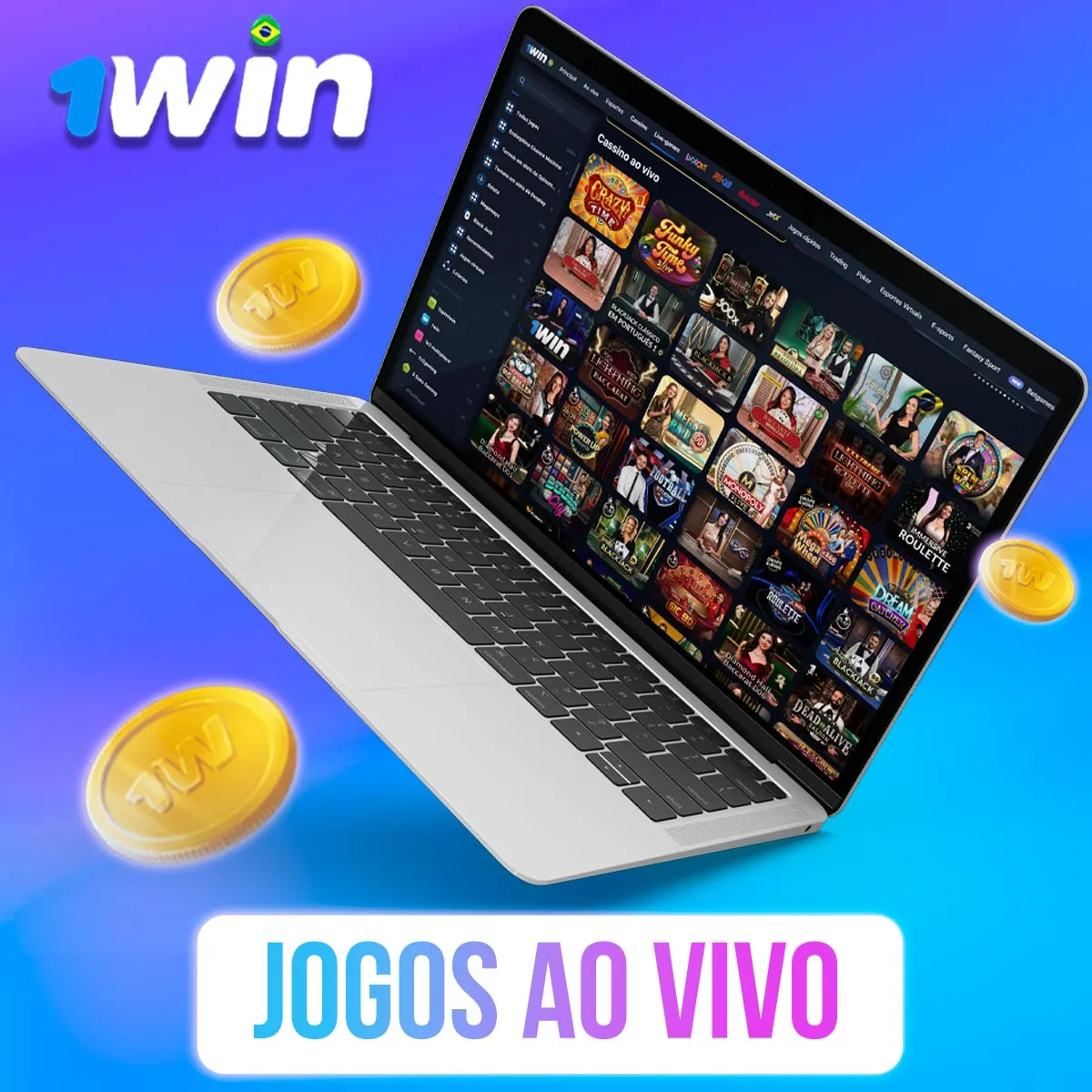 Jogos de cassino ao vivo no cassino da casa de apostas 1win no mercado brasileiro