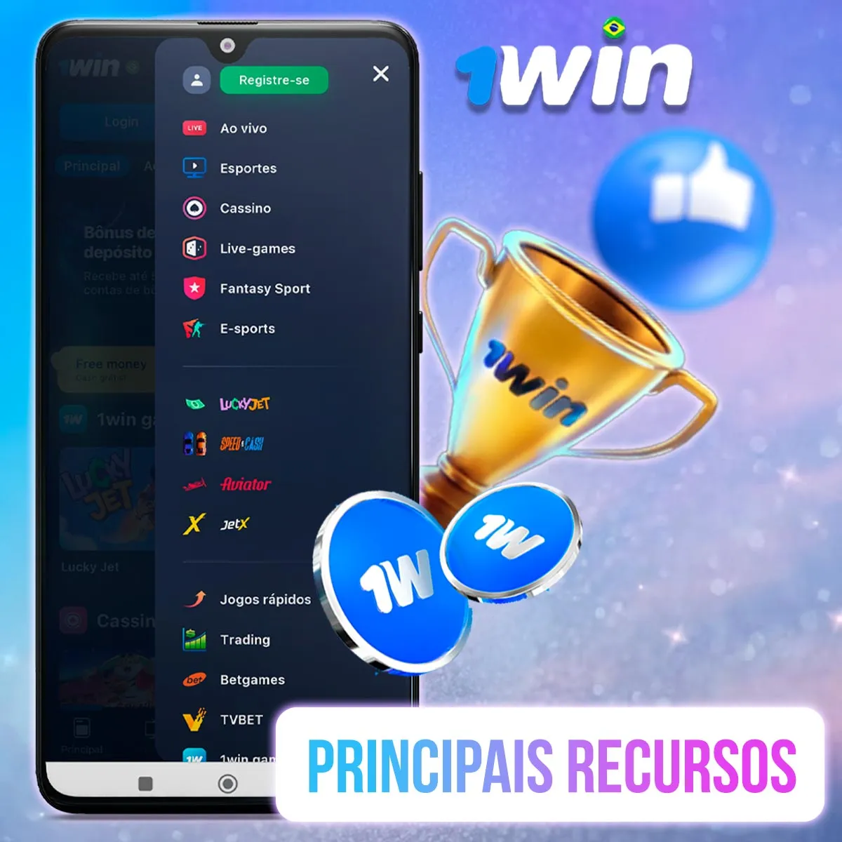 Principais características da casa de apostas 1win no mercado brasileiro