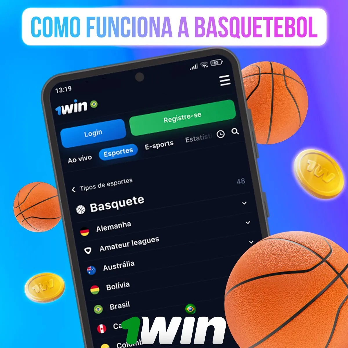 Recursos do 1win Basquete